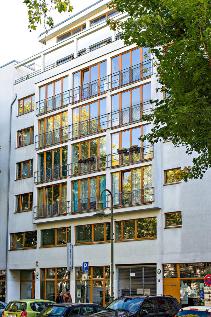 Die Wohnstätte in Kollwitzkiez im Prenzlauer Berg.