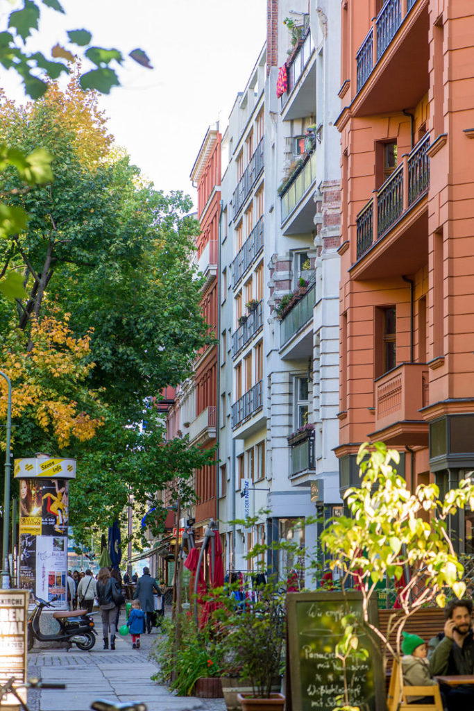 Der Kollwitzkiez lädt zum flanieren ein.