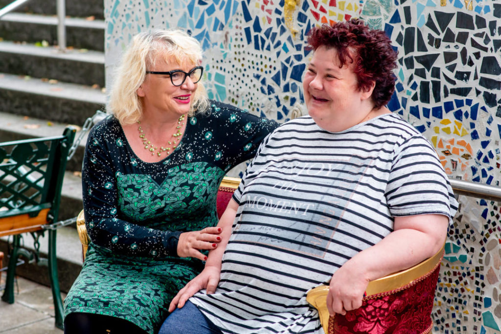 Lebensfreude bei den Nutzer*innen wird bei uns groß geschrieben.