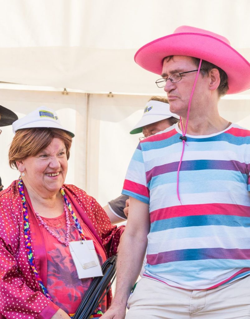 In der Theatergruppe der Stiftung werden viele Stücke geprobt.