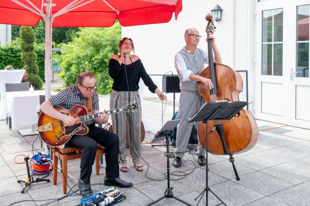 Musikalische Begleitung beim Get Together