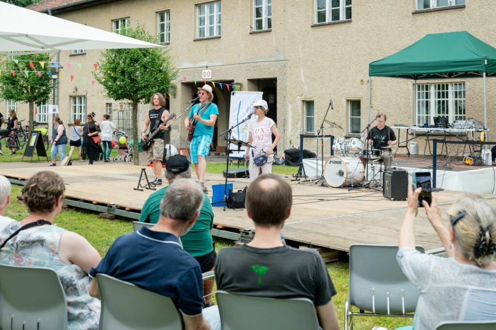 Band auf dem Sommerfest
