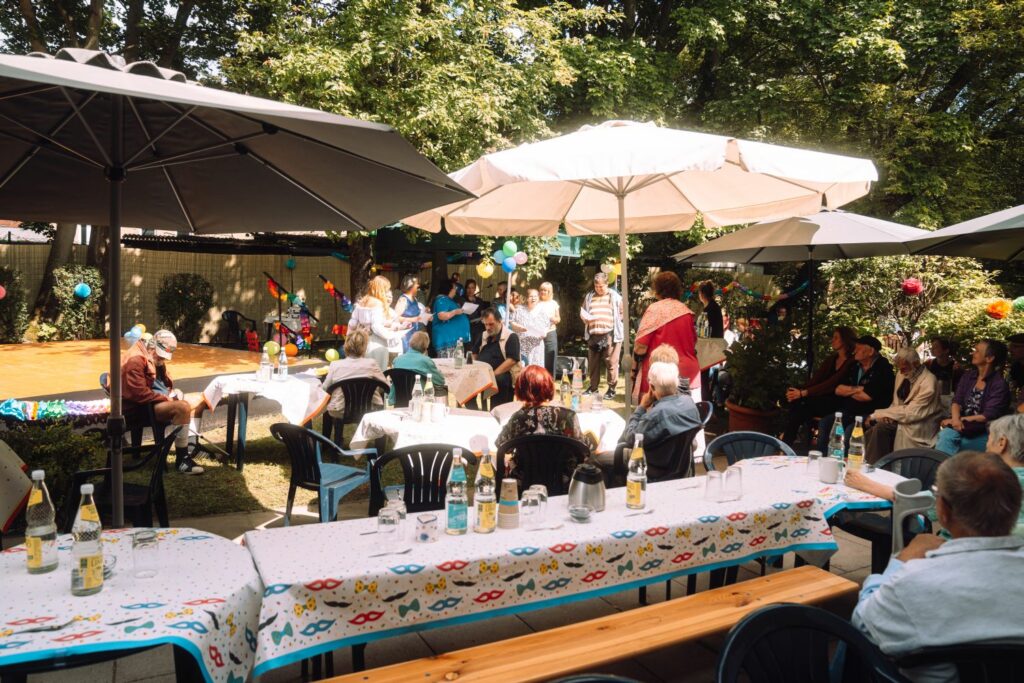 Die Gartenparty zum 15. Jubiläum