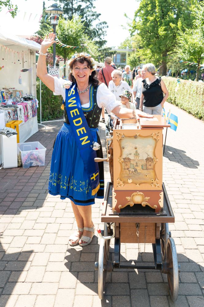 Drehorgelspieler waren auch unterwegs.