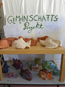 Hier wird viel Kunst produziert.