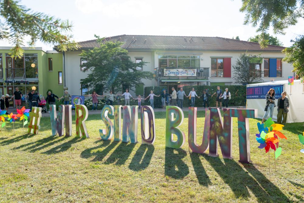 Sommerfest Menschenkette 2